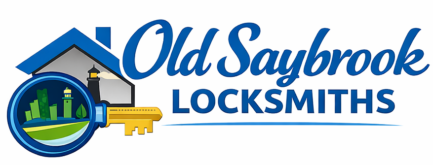 Old saybrook locksmith logo